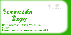 veronika magy business card